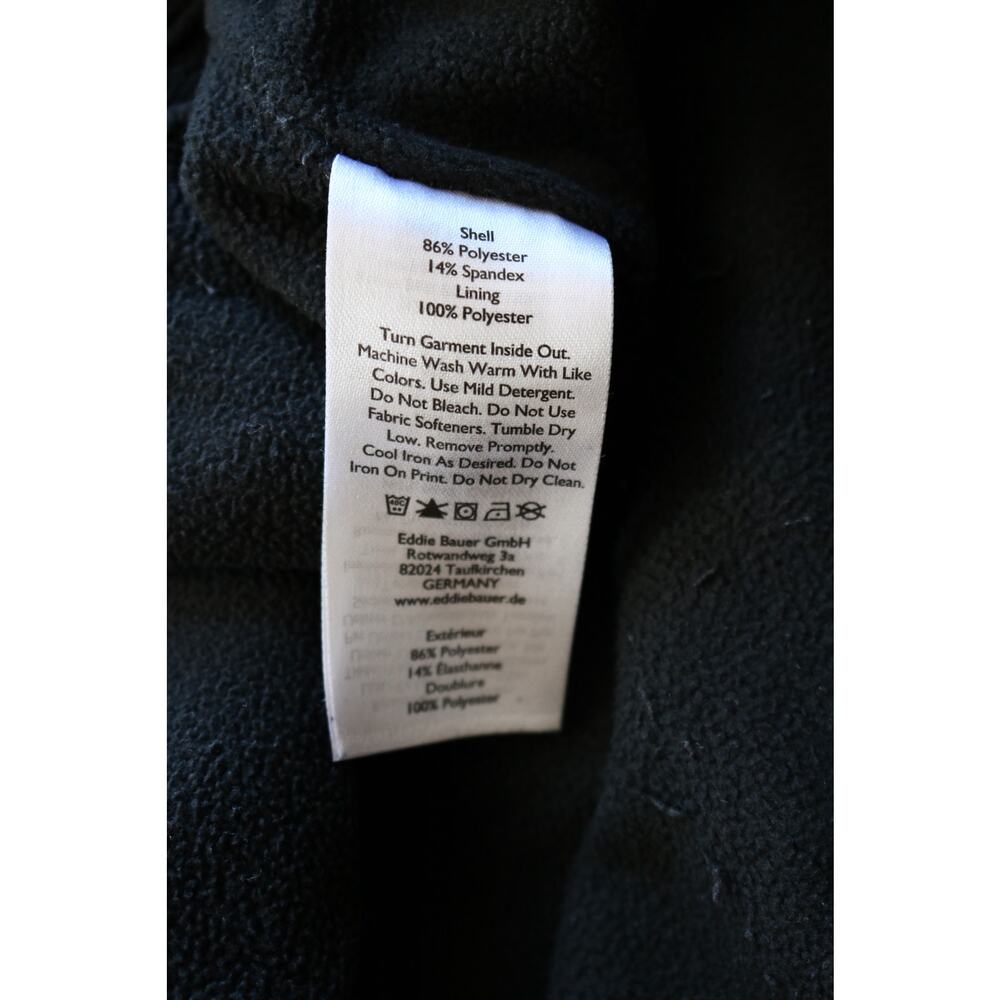 EDDIE BAUER Insulated Pants Womens Petite 12 Gray Faux Fleece Lined Cargo Hiking - Picture 14 of 14
